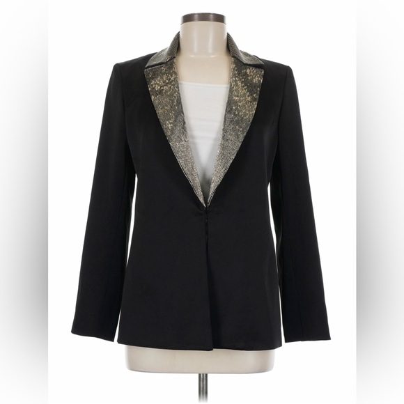 Alice + Olivia Jackets & Blazers - Alice + Olivia NWT Elegant Black Blazer with Embelished Accents